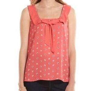Disney Lauren Conrad Heart Patterned Sailor Blouse
